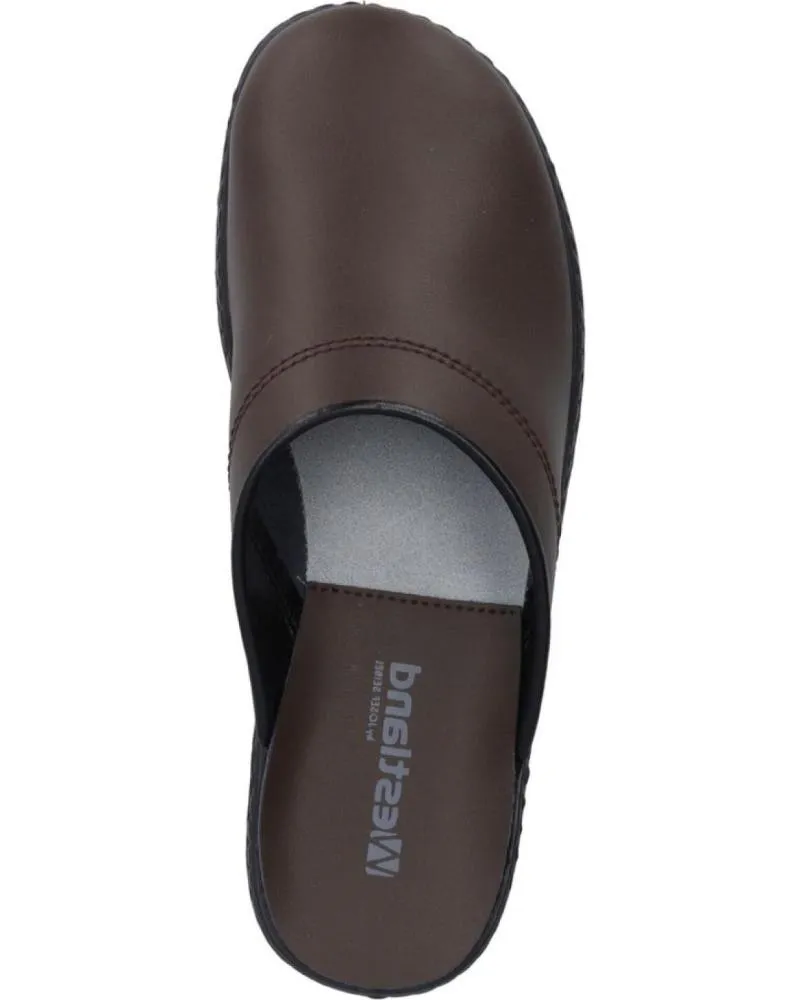 Zuecos WESTLAND  de Mujer ADRIEN PIEL  MARRON