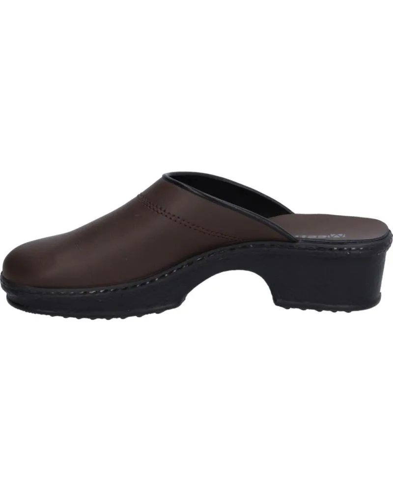 Zuecos WESTLAND  de Mujer ADRIEN PIEL  MARRON